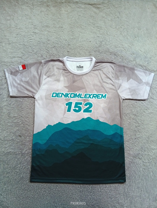Jersey Olahraga DENKOMLEKREM 152 dengan Desain Gunung - Jersey Custom PROKAOS
