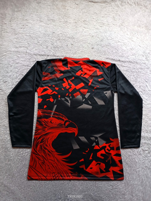 Jersey Satrio Gheni: Hitam-Merah dengan Desain Elang - Gambar 4