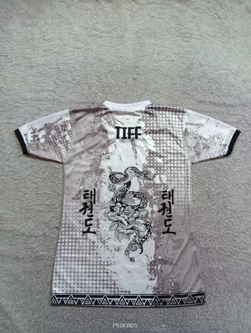 Jersey Taekwondo dengan Desain Abstrak dan Logo - Gambar 2