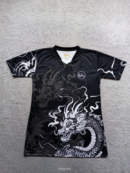 Jersey Bola : Hitam, Putih, Abu - Jersey Custom PROKAOS