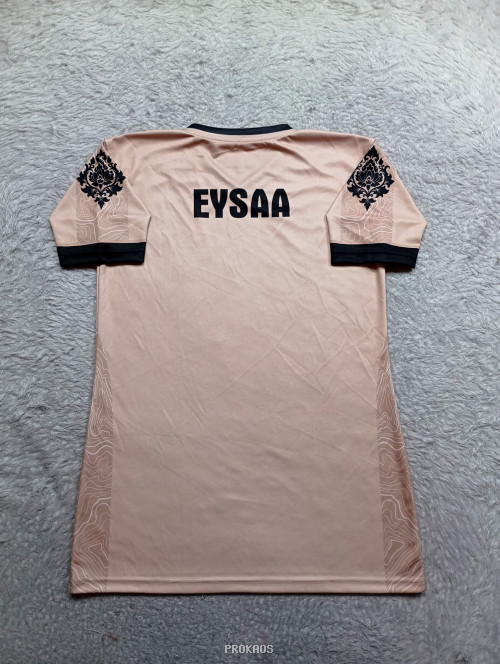 Jersey Olahraga Nomor 28 : Cokelat Muda, Hitam - Gambar 4