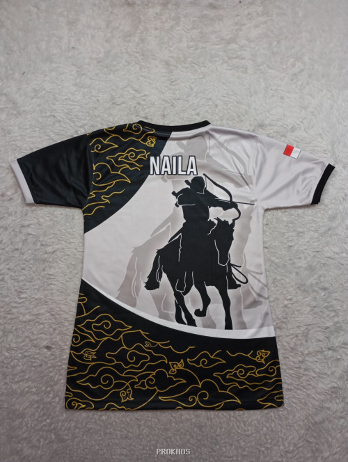 Jersey Archery: Tema Ksatria Berkuda & Ornamen Batik Modern - Gambar 2