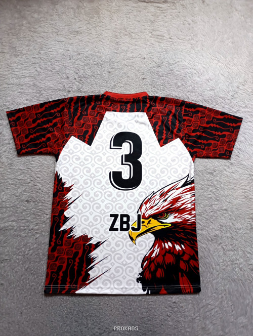 Jersey Olahraga: Zaini Berkah Jaya dengan Desain Elang & Batik - Gambar 2